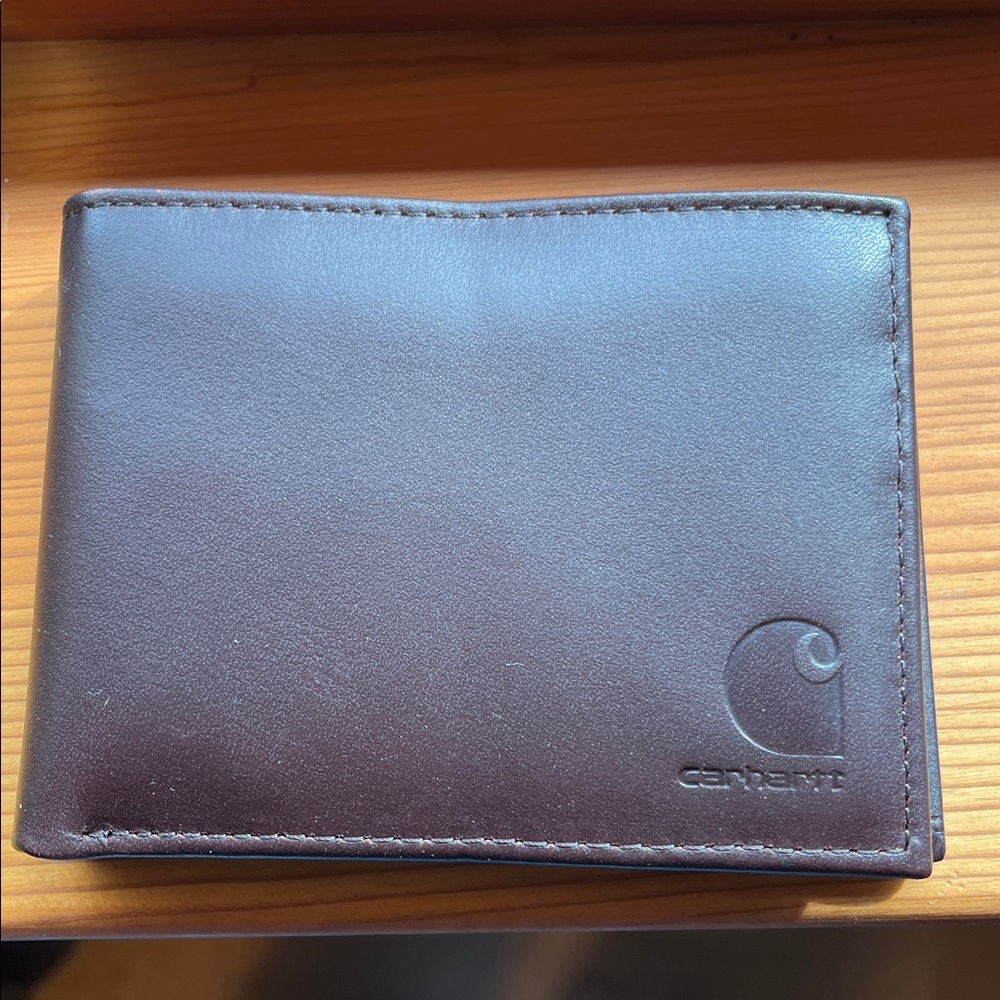 Carhartt Dark Brown Leather wallet - Picture 2 of 5